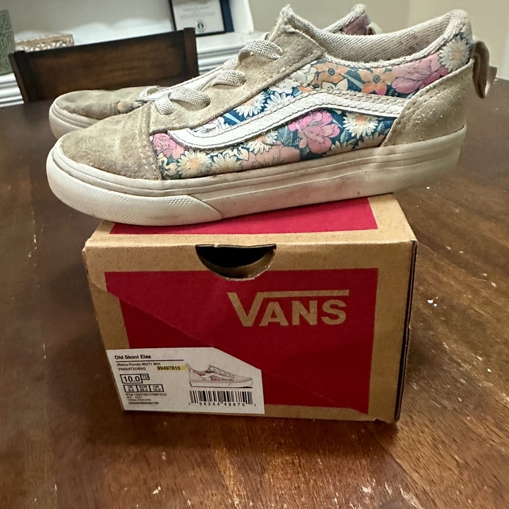 Toddler Girl Vans Floral Sneakers